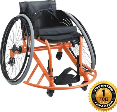 TULPAR кресло-коляска Berkut-03 40 см 110 кг оранжевый